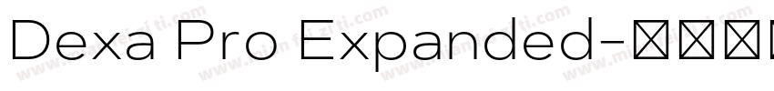 Dexa Pro Expanded字体转换
